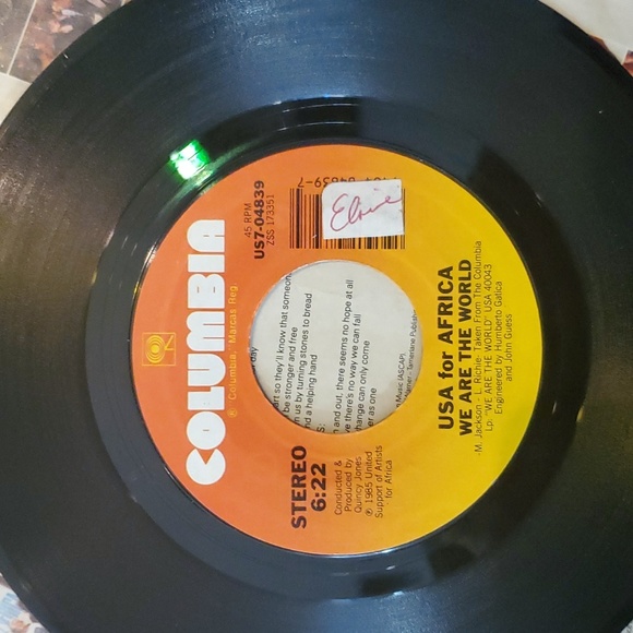 2/$8 VINYL We Are the World and Grace 45 EP - Picture 3 of 4